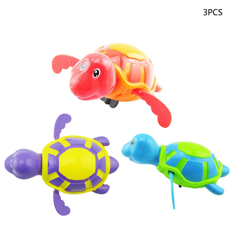 Cute Turtle Wind Up Floating Toy Swimming Pool Bath Tub Toddler Kids Baby Gift 